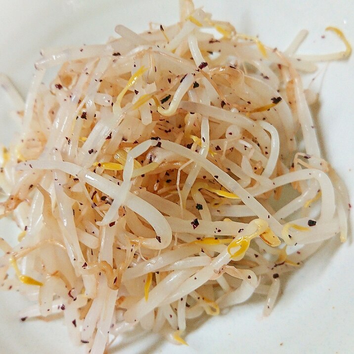 簡単!和えるだけ!しゃきしゃきもやしのゆかりあえ